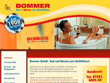 Tablet Screenshot of bommer-gmbh.de